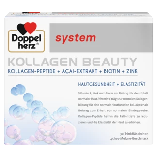 Illustration of the product packaging Doppelherz system KOLLAGEN BEAUTY front view